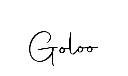 Make a beautiful signature design for name Goloo. With this signature (Autography-DOLnW) style, you can create a handwritten signature for free. Goloo signature style 10 images and pictures png