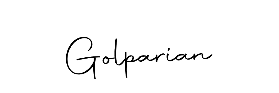 Similarly Autography-DOLnW is the best handwritten signature design. Signature creator online .You can use it as an online autograph creator for name Golparian. Golparian signature style 10 images and pictures png