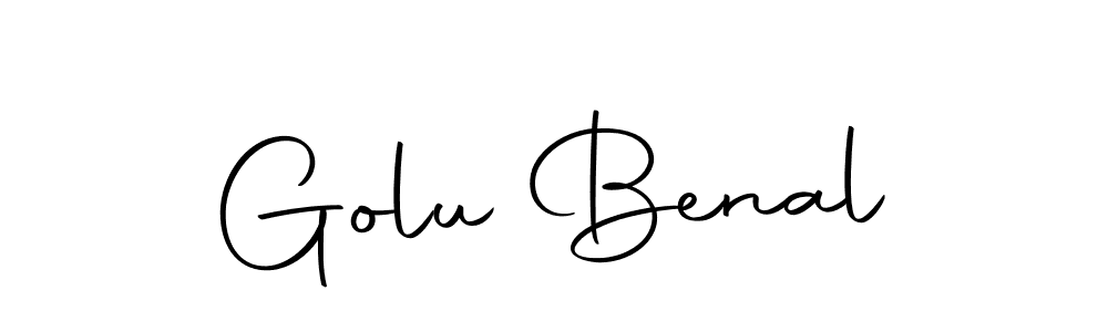 Make a beautiful signature design for name Golu Benal. With this signature (Autography-DOLnW) style, you can create a handwritten signature for free. Golu Benal signature style 10 images and pictures png