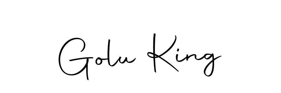 You should practise on your own different ways (Autography-DOLnW) to write your name (Golu King) in signature. don't let someone else do it for you. Golu King signature style 10 images and pictures png