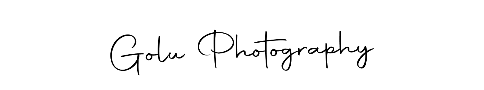 Design your own signature with our free online signature maker. With this signature software, you can create a handwritten (Autography-DOLnW) signature for name Golu Photography. Golu Photography signature style 10 images and pictures png