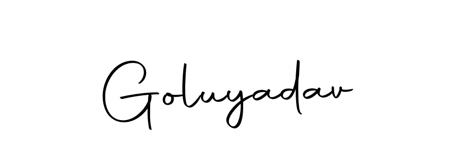 How to make Goluyadav name signature. Use Autography-DOLnW style for creating short signs online. This is the latest handwritten sign. Goluyadav signature style 10 images and pictures png