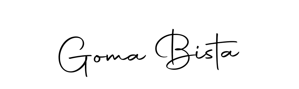 Similarly Autography-DOLnW is the best handwritten signature design. Signature creator online .You can use it as an online autograph creator for name Goma Bista. Goma Bista signature style 10 images and pictures png