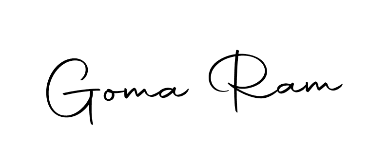 Use a signature maker to create a handwritten signature online. With this signature software, you can design (Autography-DOLnW) your own signature for name Goma Ram. Goma Ram signature style 10 images and pictures png