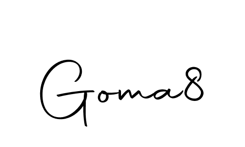 Create a beautiful signature design for name Goma8. With this signature (Autography-DOLnW) fonts, you can make a handwritten signature for free. Goma8 signature style 10 images and pictures png