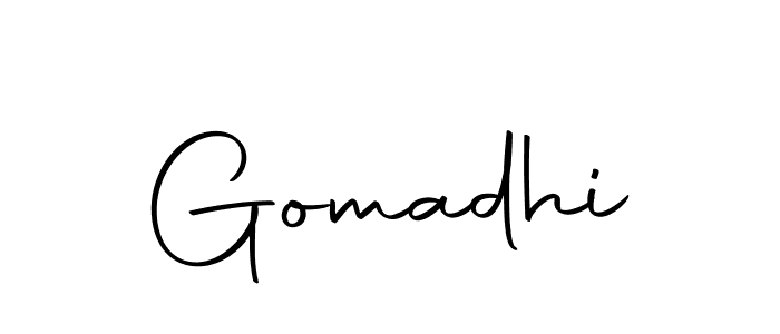 if you are searching for the best signature style for your name Gomadhi. so please give up your signature search. here we have designed multiple signature styles  using Autography-DOLnW. Gomadhi signature style 10 images and pictures png