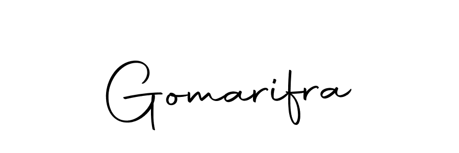 Design your own signature with our free online signature maker. With this signature software, you can create a handwritten (Autography-DOLnW) signature for name Gomarifra. Gomarifra signature style 10 images and pictures png