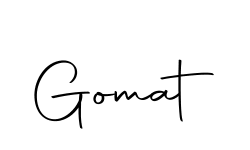 You can use this online signature creator to create a handwritten signature for the name Gomat. This is the best online autograph maker. Gomat signature style 10 images and pictures png