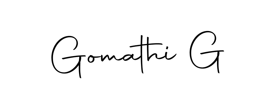 Make a short Gomathi G signature style. Manage your documents anywhere anytime using Autography-DOLnW. Create and add eSignatures, submit forms, share and send files easily. Gomathi G signature style 10 images and pictures png