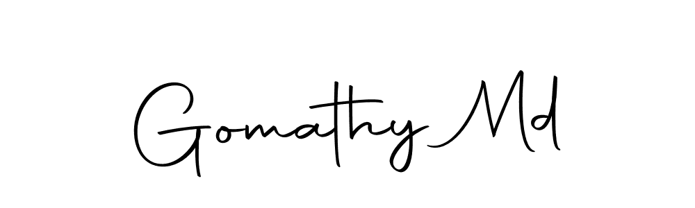 How to make Gomathy Md signature? Autography-DOLnW is a professional autograph style. Create handwritten signature for Gomathy Md name. Gomathy Md signature style 10 images and pictures png