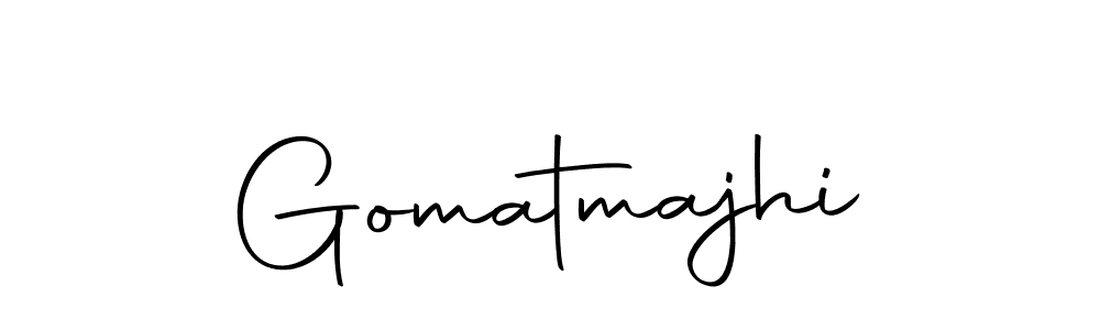 Here are the top 10 professional signature styles for the name Gomatmajhi. These are the best autograph styles you can use for your name. Gomatmajhi signature style 10 images and pictures png