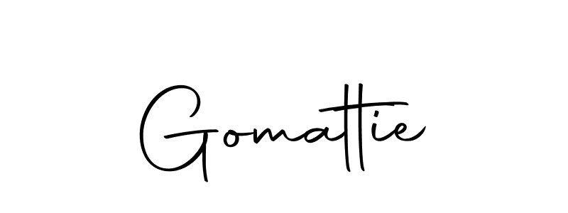 Similarly Autography-DOLnW is the best handwritten signature design. Signature creator online .You can use it as an online autograph creator for name Gomattie. Gomattie signature style 10 images and pictures png