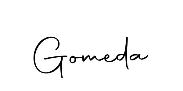 It looks lik you need a new signature style for name Gomeda. Design unique handwritten (Autography-DOLnW) signature with our free signature maker in just a few clicks. Gomeda signature style 10 images and pictures png