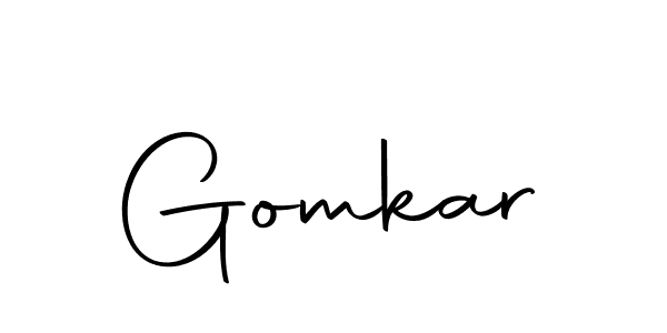 You can use this online signature creator to create a handwritten signature for the name Gomkar. This is the best online autograph maker. Gomkar signature style 10 images and pictures png