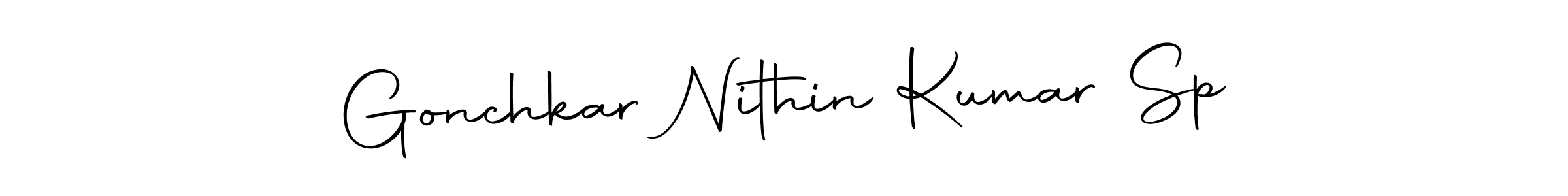 Here are the top 10 professional signature styles for the name Gonchkar Nithin Kumar Sp. These are the best autograph styles you can use for your name. Gonchkar Nithin Kumar Sp signature style 10 images and pictures png