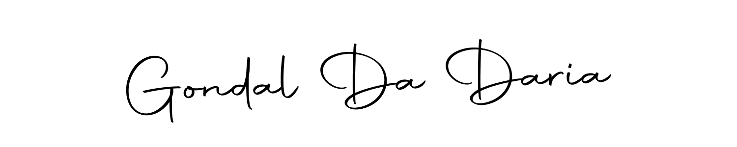 Autography-DOLnW is a professional signature style that is perfect for those who want to add a touch of class to their signature. It is also a great choice for those who want to make their signature more unique. Get Gondal Da Daria name to fancy signature for free. Gondal Da Daria signature style 10 images and pictures png