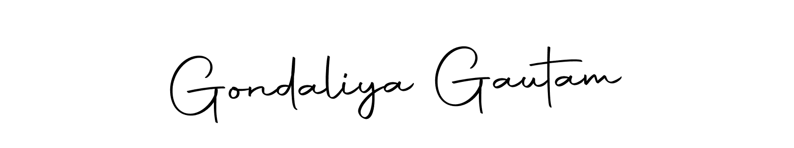 Make a beautiful signature design for name Gondaliya Gautam. Use this online signature maker to create a handwritten signature for free. Gondaliya Gautam signature style 10 images and pictures png