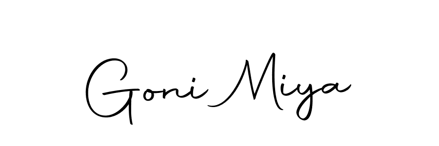 You can use this online signature creator to create a handwritten signature for the name Goni Miya. This is the best online autograph maker. Goni Miya signature style 10 images and pictures png