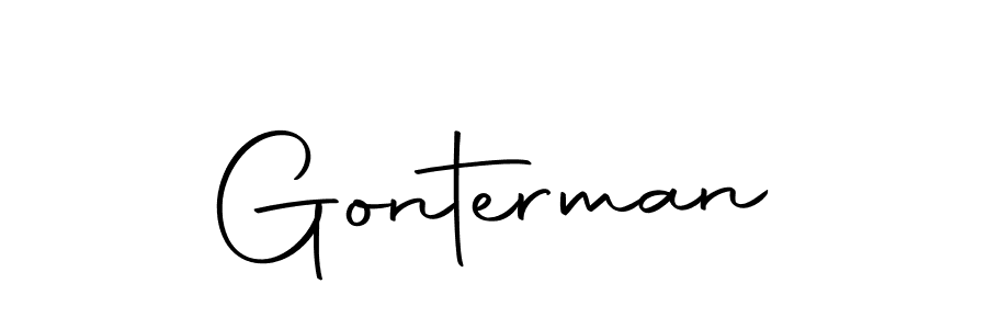 How to make Gonterman signature? Autography-DOLnW is a professional autograph style. Create handwritten signature for Gonterman name. Gonterman signature style 10 images and pictures png