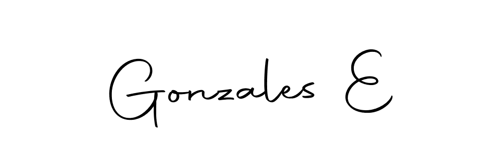 You can use this online signature creator to create a handwritten signature for the name Gonzales E. This is the best online autograph maker. Gonzales E signature style 10 images and pictures png
