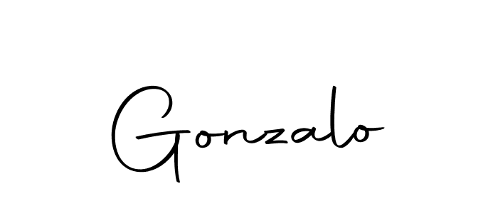 Make a beautiful signature design for name Gonzalo. With this signature (Autography-DOLnW) style, you can create a handwritten signature for free. Gonzalo signature style 10 images and pictures png