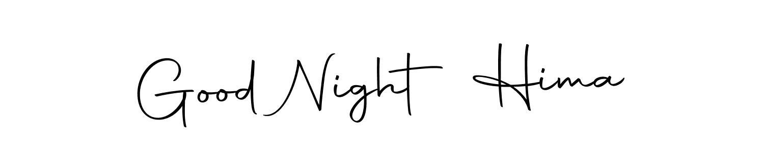 Make a beautiful signature design for name Good Night Hima. Use this online signature maker to create a handwritten signature for free. Good Night Hima signature style 10 images and pictures png