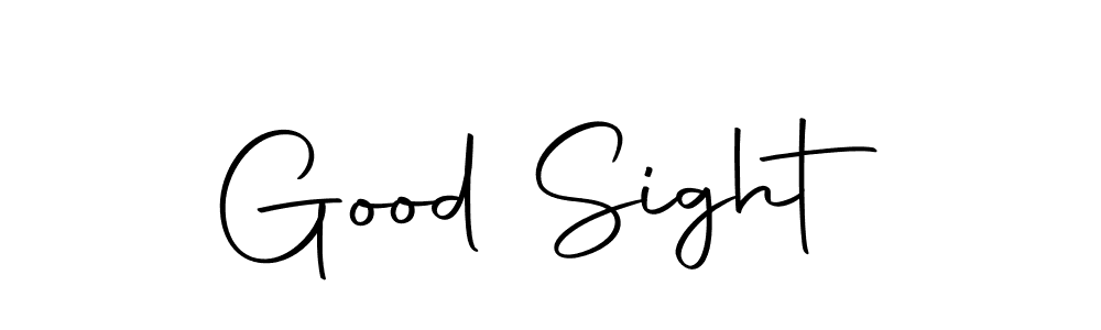 Make a beautiful signature design for name Good Sight. With this signature (Autography-DOLnW) style, you can create a handwritten signature for free. Good Sight signature style 10 images and pictures png