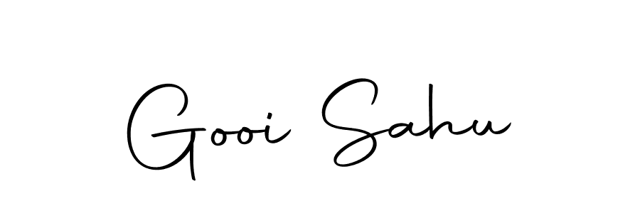 How to make Gooi Sahu signature? Autography-DOLnW is a professional autograph style. Create handwritten signature for Gooi Sahu name. Gooi Sahu signature style 10 images and pictures png
