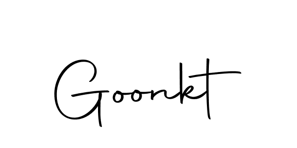 You should practise on your own different ways (Autography-DOLnW) to write your name (Goonkt) in signature. don't let someone else do it for you. Goonkt signature style 10 images and pictures png