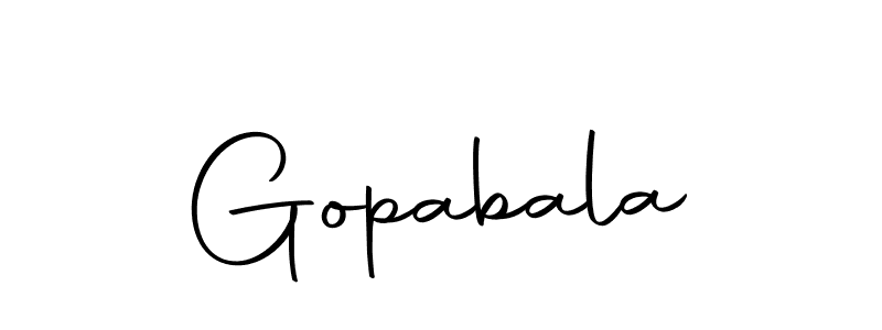 Make a beautiful signature design for name Gopabala. Use this online signature maker to create a handwritten signature for free. Gopabala signature style 10 images and pictures png