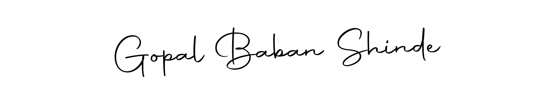 Autography-DOLnW is a professional signature style that is perfect for those who want to add a touch of class to their signature. It is also a great choice for those who want to make their signature more unique. Get Gopal Baban Shinde name to fancy signature for free. Gopal Baban Shinde signature style 10 images and pictures png