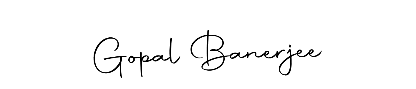 Design your own signature with our free online signature maker. With this signature software, you can create a handwritten (Autography-DOLnW) signature for name Gopal Banerjee. Gopal Banerjee signature style 10 images and pictures png