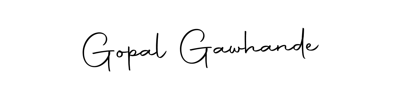 Make a beautiful signature design for name Gopal Gawhande. With this signature (Autography-DOLnW) style, you can create a handwritten signature for free. Gopal Gawhande signature style 10 images and pictures png