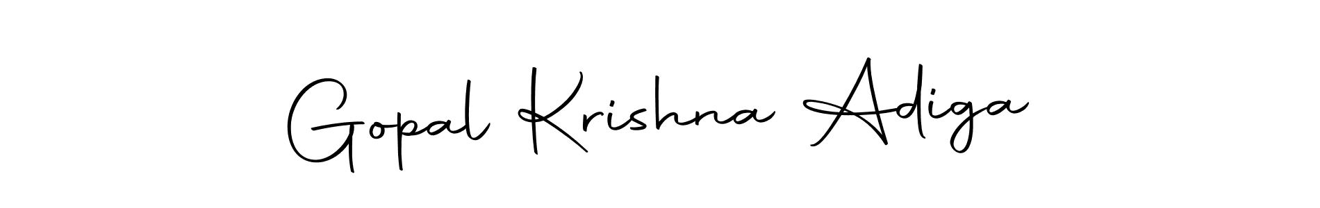 Make a short Gopal Krishna Adiga signature style. Manage your documents anywhere anytime using Autography-DOLnW. Create and add eSignatures, submit forms, share and send files easily. Gopal Krishna Adiga signature style 10 images and pictures png