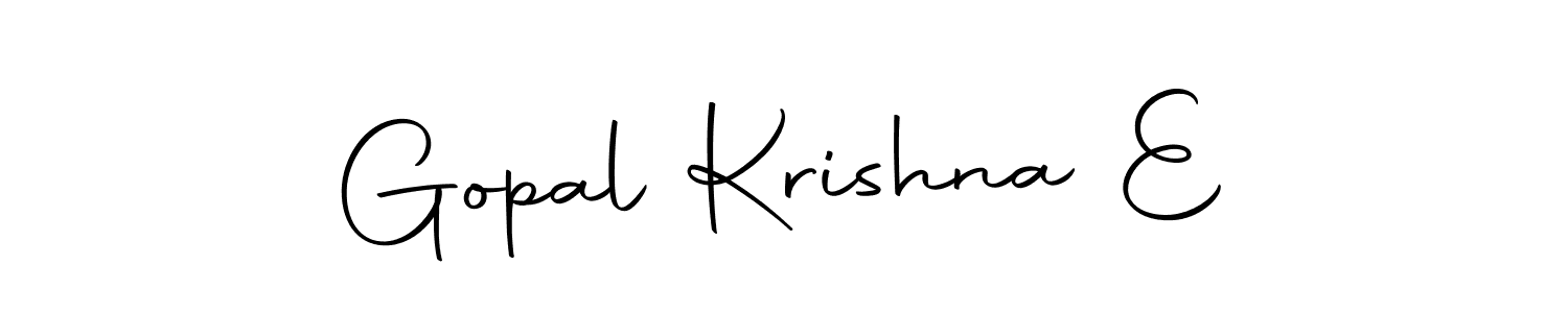 The best way (Autography-DOLnW) to make a short signature is to pick only two or three words in your name. The name Gopal Krishna E include a total of six letters. For converting this name. Gopal Krishna E signature style 10 images and pictures png