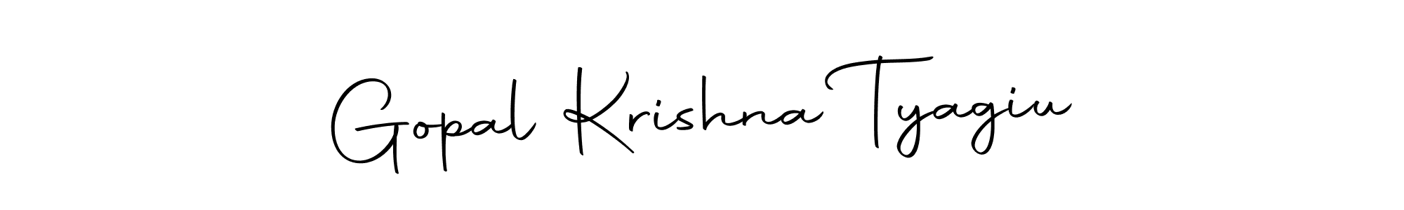 Make a short Gopal Krishna Tyagiu signature style. Manage your documents anywhere anytime using Autography-DOLnW. Create and add eSignatures, submit forms, share and send files easily. Gopal Krishna Tyagiu signature style 10 images and pictures png