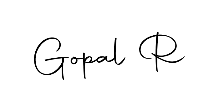 How to make Gopal R name signature. Use Autography-DOLnW style for creating short signs online. This is the latest handwritten sign. Gopal R signature style 10 images and pictures png