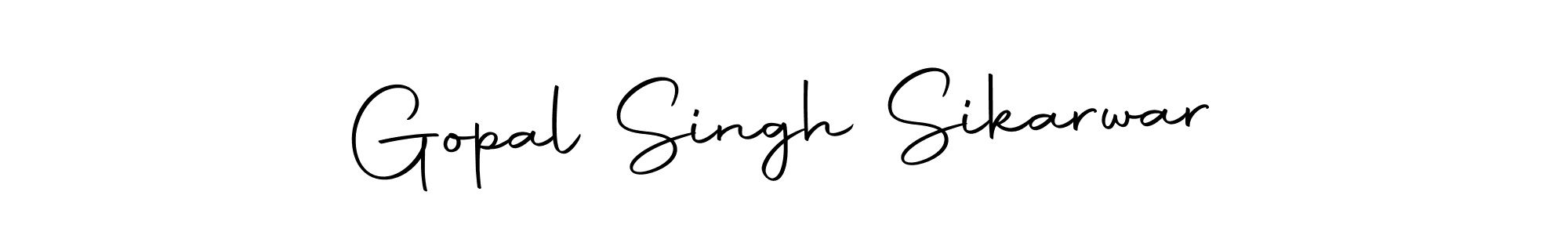 Make a short Gopal Singh Sikarwar signature style. Manage your documents anywhere anytime using Autography-DOLnW. Create and add eSignatures, submit forms, share and send files easily. Gopal Singh Sikarwar signature style 10 images and pictures png