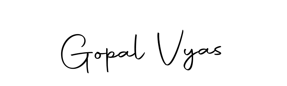 How to make Gopal Vyas signature? Autography-DOLnW is a professional autograph style. Create handwritten signature for Gopal Vyas name. Gopal Vyas signature style 10 images and pictures png