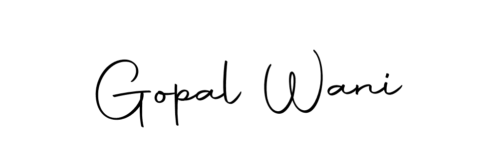 Once you've used our free online signature maker to create your best signature Autography-DOLnW style, it's time to enjoy all of the benefits that Gopal Wani name signing documents. Gopal Wani signature style 10 images and pictures png