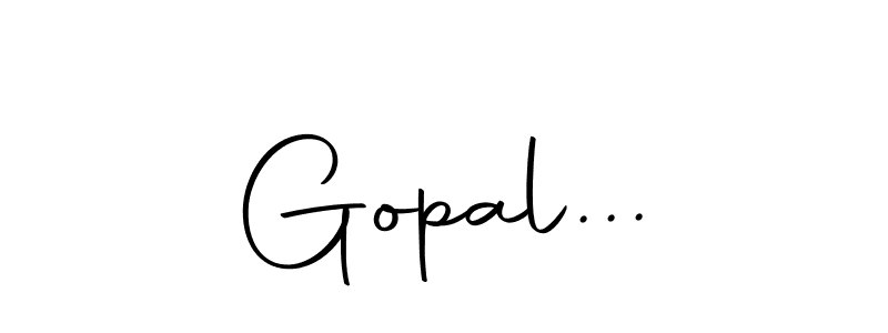 You should practise on your own different ways (Autography-DOLnW) to write your name (Gopal...) in signature. don't let someone else do it for you. Gopal... signature style 10 images and pictures png