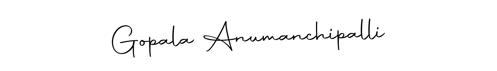Make a beautiful signature design for name Gopala Anumanchipalli. With this signature (Autography-DOLnW) style, you can create a handwritten signature for free. Gopala Anumanchipalli signature style 10 images and pictures png