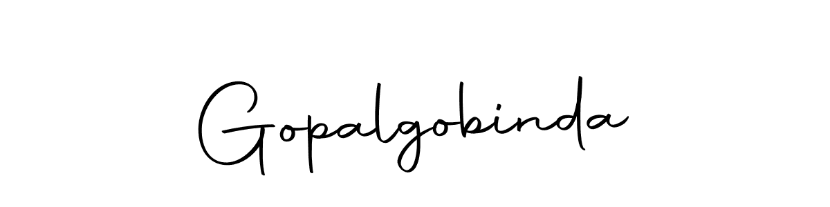 Use a signature maker to create a handwritten signature online. With this signature software, you can design (Autography-DOLnW) your own signature for name Gopalgobinda. Gopalgobinda signature style 10 images and pictures png