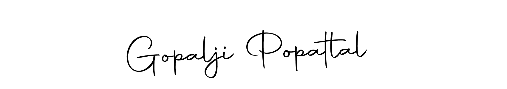 It looks lik you need a new signature style for name Gopalji Popatlal . Design unique handwritten (Autography-DOLnW) signature with our free signature maker in just a few clicks. Gopalji Popatlal  signature style 10 images and pictures png