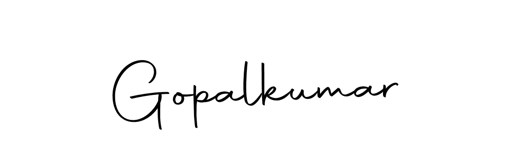 Gopalkumar stylish signature style. Best Handwritten Sign (Autography-DOLnW) for my name. Handwritten Signature Collection Ideas for my name Gopalkumar. Gopalkumar signature style 10 images and pictures png