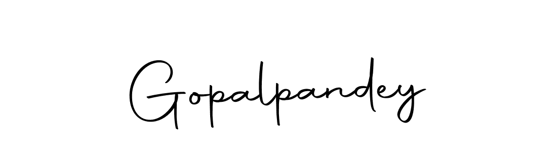 How to make Gopalpandey name signature. Use Autography-DOLnW style for creating short signs online. This is the latest handwritten sign. Gopalpandey signature style 10 images and pictures png