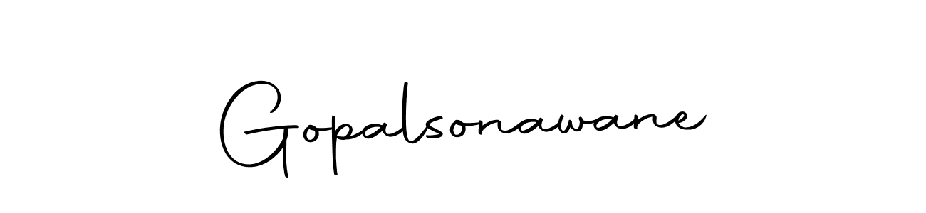 Similarly Autography-DOLnW is the best handwritten signature design. Signature creator online .You can use it as an online autograph creator for name Gopalsonawane. Gopalsonawane signature style 10 images and pictures png