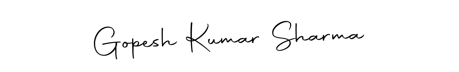How to make Gopesh Kumar Sharma signature? Autography-DOLnW is a professional autograph style. Create handwritten signature for Gopesh Kumar Sharma name. Gopesh Kumar Sharma signature style 10 images and pictures png