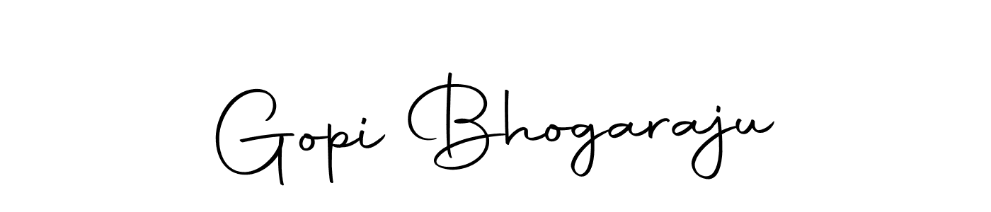 Design your own signature with our free online signature maker. With this signature software, you can create a handwritten (Autography-DOLnW) signature for name Gopi Bhogaraju. Gopi Bhogaraju signature style 10 images and pictures png