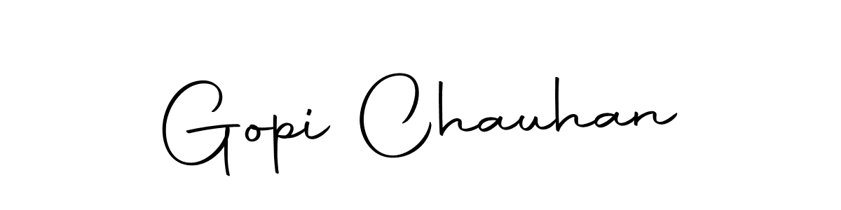 Also we have Gopi Chauhan name is the best signature style. Create professional handwritten signature collection using Autography-DOLnW autograph style. Gopi Chauhan signature style 10 images and pictures png